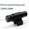 Portée de visée Laser tactique vert/rouge 5mw, Rail de 11mm 20mm adapté à la portée du fusil de pistolet, interrupteur marche/arrêt à bouton-poussoir