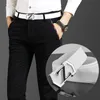 Cinture Moda Z Lettera Cintura bianca in vera pelle da uomo Fibbia solida Personalità casual Studente liscio Cinture di alta qualità Fred22