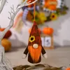 Sunflower Orange Hat Harvest Festival Ornaments Party Supplies Pendant Doll med Lamp Holiday Decoration Toy Gnomes Santa Elf Thanksgiving Gifts 6HB1 Q2