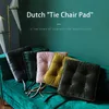 6 Colors Dirt-resistant Chair Cushion Velvet Square Home Dining Comfort Seat Floor Pillow Pouf Throw Sofa Decor 220507