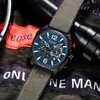 Curren 8398 Mens Watch Fashion Водонепроницаемые мужские многофункциональные хроногральные хронограф Кожа кожа шесть игл календарь Quartz Watch 220530