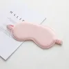 Party Favor Moft Portable Eye Mask Silk Snabb Sleep Cover Shade Patch Women Män