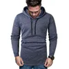 Mannen Merk Nieuwe Mode Persoonlijkheid Business Creativiteit Pure Kleur Sudadera con capucha Morning Run Sudaderas con capucha para hombre Hip Hop Mannen Sudaderas con capucha Hip hop L220730