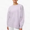 Abbigliamento da yoga Felpe con cappuccio da donna autunno semplice e generoso maglione sportivo girocollo manica lunga casual felpe larghe