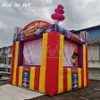 2022 Booth de alimentos infláveis ​​Carnaval Shop Shop Inflatbale Booth Stalls Stolls Station Candy Floss para o Dia da Criança