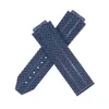 Nuovi accessori per orologi cinturino in caucciù per Hublot Big Bang King Fusion cinturino in caucciù struttura nera/blu/marrone