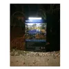 Painel solar luz de parede tubo de alumínio 60 led 60 cm 12000 mAh iluminação externa para publicidade