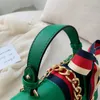 Avondtassen damesmode handtas rood blauw wit sjaal strik Koreaanse enkele schouder messenger ketting tas envelop tas avond