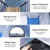 Fully Automatic 6.6FT Portable Pop Up Shower Privacy Tent Spacious Dressing Changing Room for Toilet Camping Biking Beach H220419