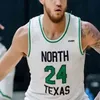 Chen37 North Texas betyder Green Unt Basketball Jersey Tylor Perry Thomas Bell Mardrez McBride Abou Ousmane Rubin Jones Aaron Scott JJ Murray Hameir