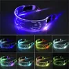 Christmas Colorful Luminous Glasses for Music Bar KTV Valentine's Day Party Decoration LED Goggles Festival Performance Props GC1439