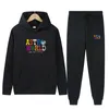 Kawaii eşofman kadın 16 renk iki parça set astro world hoodies sweatshirt pantolon davlumbaz jogging spor giyim kıyafeti 220715