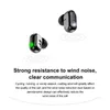 Kulakbuds Akıllı İzle TWS Kablosuz Bluetooth Kulaklıklar 2'de 1 Müzik Kontrolü Kalp Hızı Su Geçirmez Spor Raken Kutusu ile Akıllı Saat