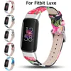 Dla FitBit Luxe Skórzany Zegarek Zegarek Pasek Moda Slim Fit Pas Bella Bransoletka Watchband Luksusowy Wymiana Wristband Smart Akcesoria
