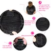 Natural Black Kinky Straight Real Human Hair Ponytail Extension HairPiece for Black Women Afro Puff Clip in Drawstring Pony Tail Hair-Extensions Pieces 140g