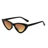 القط صغير العين النظارات الشمسية النساء الفاخرة تصميم مرآة خمر مثلث أزياء نظارات الشمس سيدة eyewear de sol