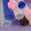 Gift Wrap Color Wrapping Paper Handmade DIY Scrapbook Hollow Mesh Round Flowers Packing Wedding Birthday Party Decorative PaperGift
