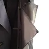 Casacos de trincheira masculina design masculino descolor europeu longa e dupla mudança de casaco de ervilha colorida para homem plus size size windbreakermen's viol22