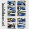 Autocollants de voiture pour E39 F10 E60 E90 E36 F20 M3 X6 M E92 X3 X1 X5 E30 E46 E91 E53 E87 M5, accessoires de réglage du pare-brise avant et arrière 2987857