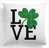 Pillow Case St. Patrick's Day Pillow Cover Classic Green Throw Pillows Case St. Patrick Decorative Pillowcase Sofa Couch Cushion Cover Bedding Supplies 32 Design BC259