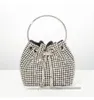 Borse da sera designer versatile design di nicchia pieno di diamanti secchiello moda borsa per bambini borsa a tracolla flash nappa ad alta trama