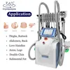 Professionnel 5 Cryolipolyse gère 360 ​​Double Chin cryo refroidissement Cool Tech Fat Freezing Lipo Laser Cavitation RF Poids Réduisez la machine à vendre