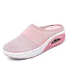 Mode sommarsandaler plattform tofflor utomhus casual flip flops kil toffel lägenheter mesh skor kvinnliga bilder 220630