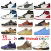 Scarpe da basket Reverse Mocha Low Dark Black Phantom Medicum Olive Chicago 4 Cactus Jack 5 Saturn Gold Wheat Cave Stone Grey Haze con scatola Hyper Royal