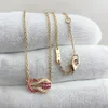 Nuovo 2021 Moda rosa zircone pietra orecchini braccialetto anello collana possibilità Infinie croce fortunata 8 set di gioielli Nodo Francia bijoux