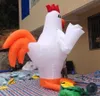 Weißes, aufblasbares Huhn, luftgeblasener Hahn, Modell, aufgeblasene Tiere für Outdoor-Event-Dekorationen