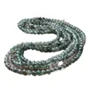 Perlen, Stränge Moos Agate Perlen / grünes Unkraut Achat Armband / Multi-Layered Buddha Armband / Kristallheilungsschmuck