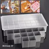 Alfabet letters nummer tin aluminium cake pan fondant bankbrood gerechten pannen voor cake gemakkelijker maker verwijderbare blokken schimmelrooster t200523