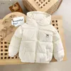 2-8-jarige nieuwe baby winter corduroy broodjas kinderjas neerkozingen jongens winter parka kinderen massieve katoenjack j220718