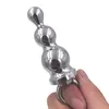 Avtagbar drag Ring Metal Anal Plug 4 Style Toys G Spot Stimulation Sexig för man/kvinnor Masturbator Buttplug.