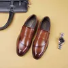 Chaussures habillées nouvelles affaires loisirs un pied chaussures en cuir hommes formel bureau simplicité 220812