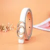 Kids Fashion Boutique Metal Buckles Belt Kids Pu Leather Allmatch Belt Accessories 80cm 108cm314b3432229