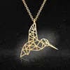 Hänge halsband unika kolibri halsband lavixmia Italien design 100% rostfritt stål för kvinnor super mode smycken special present