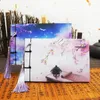 Notepads Creative Retro Wirebook A6 Small Notebook Blank Gifts Portable Notepad With Tassel Office School Supplies DropNotepads