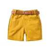 Ternos formais para crianças menino de moda camiseta shorts conjunto boutique Luxury Boys Summer Clothing 220620