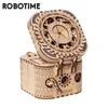 Robotime 123pcs Creative DIY 3D Treasure Box Wooden Puzzle Game Assembly Toy Gift for Children Teens Adult LK502 220715