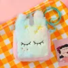 Zaini di peluche Kawaii Kirby Toy Cartoon unicorno Borsa per monete Borsa per auricolari Giocattoli di peluche per regali di compleanno per ragazze