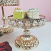 Other Bakeware 1Pcs Crystal Mirrored Tray Cosmetic Vanity Jewelry Trinket Organizer Decorative Cupcake Dessert Holder Gold SilverOther