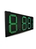 Outdoor IP53 large size green digital display 15 inch waterproof digital module front door iron box oil price screen