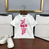 2022ss summer brand deisgner kids tshirts cherry printing girls lovely cotton t shirts short sleeve cotton tops white color size 6121319