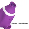 Clitoris vibrateur pour femmes Clitoris puissant ventouse langue léchage stimulateur Oral fellation chatte sexy Machine jouets marchandises adultes