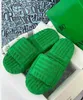 Vintage Towel Jacquard Slippers Autumn Green Platform Slide Sandals New Arrival Trendy Home Hotel Insoor Slipper Womens Wool Sliders 63952