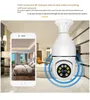 360 Wi -Fi Panorama Camera Bulb Panoramic Night Vision Двухсторонние аудио домашнее безопасность видео наблюдение с рыбным лампом HD мини -камеры