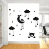 Stickers Muraux Stickers Autocollant Sticker Pour Enfants Pépinière Chambre Ours En Peluche Lune Décor À La Maison Art Peintures Murales