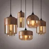 Pendants lampes nordic moderne loft suspendu les luminaires de lampe en verre E27 Lights LED pour la cuisine Restaurant Bar salon chambre