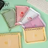 Jianwu Flashing Zipper Loose Leaf Book A5 A6 Transparent Söt bindemedel Notebook Student Notepad Kawaii Stationery School Supplies 220713